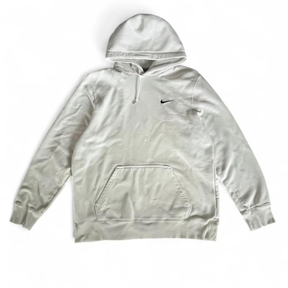 Nike Other - Nike White Pullover Hoodie XL Men's Swoosh Sweatshirt Streetwear Essential